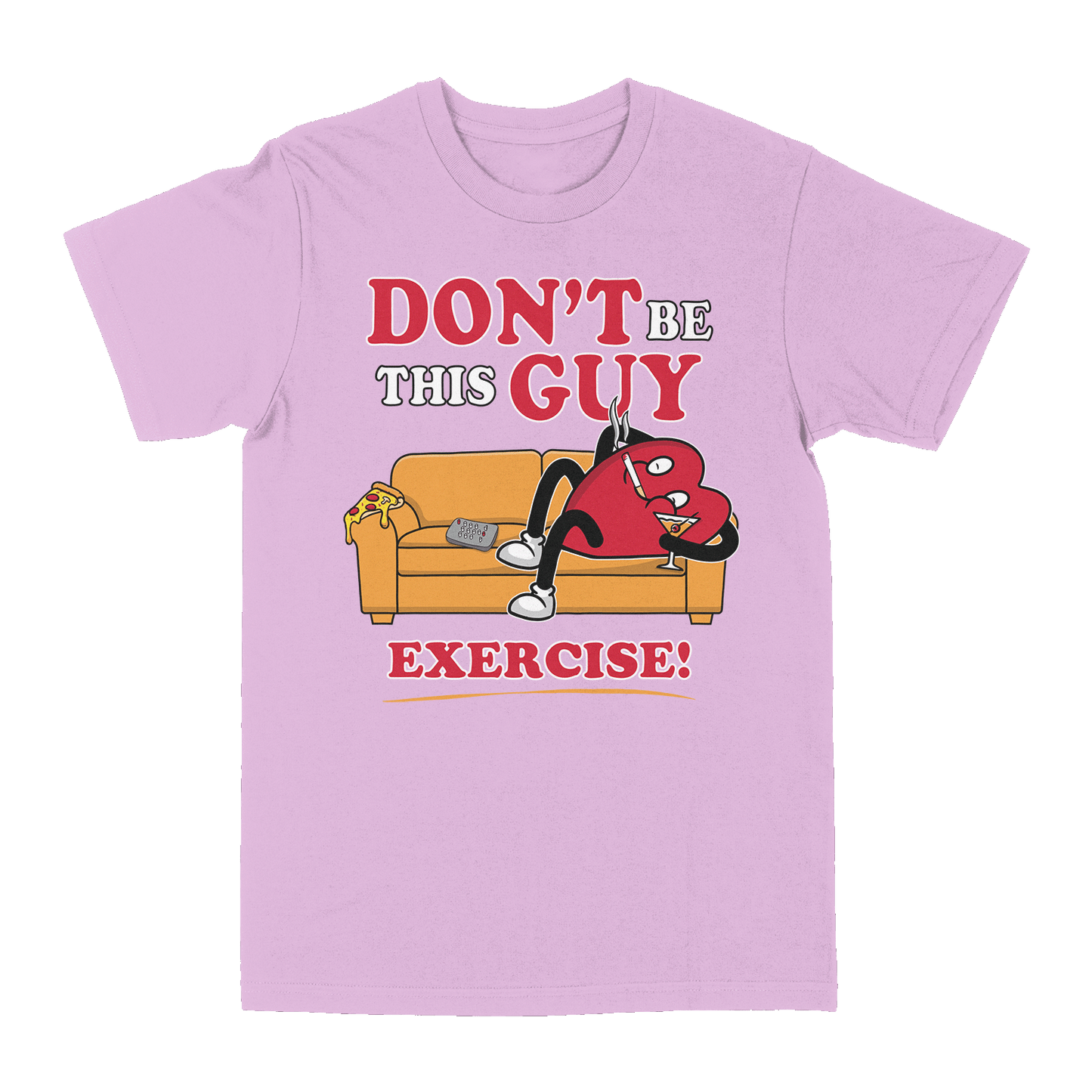 Exercise! (Don't be this guy) Unisex Shirt